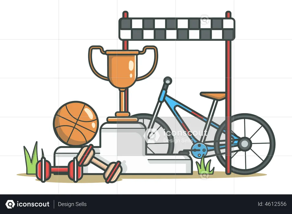 Sport competition  Illustration