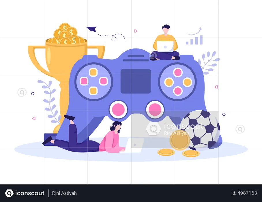 Sports Betting  Illustration