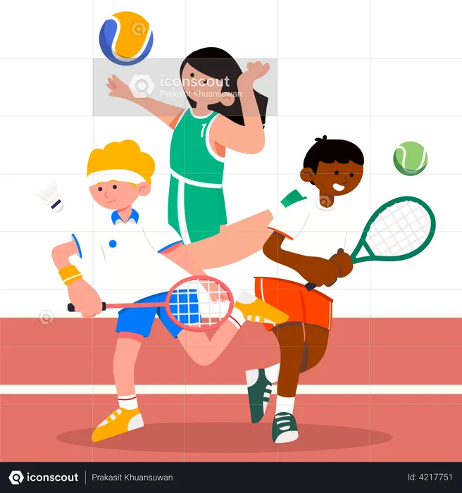 Sports Day  Illustration
