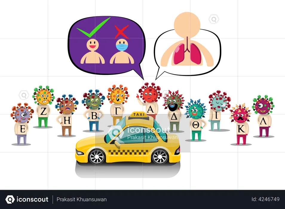 Spread of coronavirus in public transport will be higher without masks  Illustration