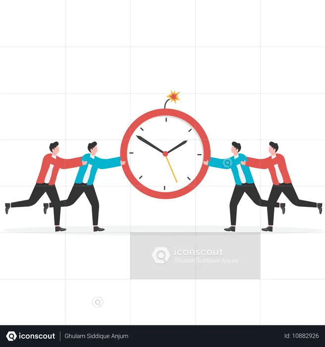 Squeeze out time  Illustration