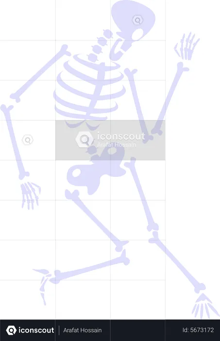 Danse du squelette  Illustration