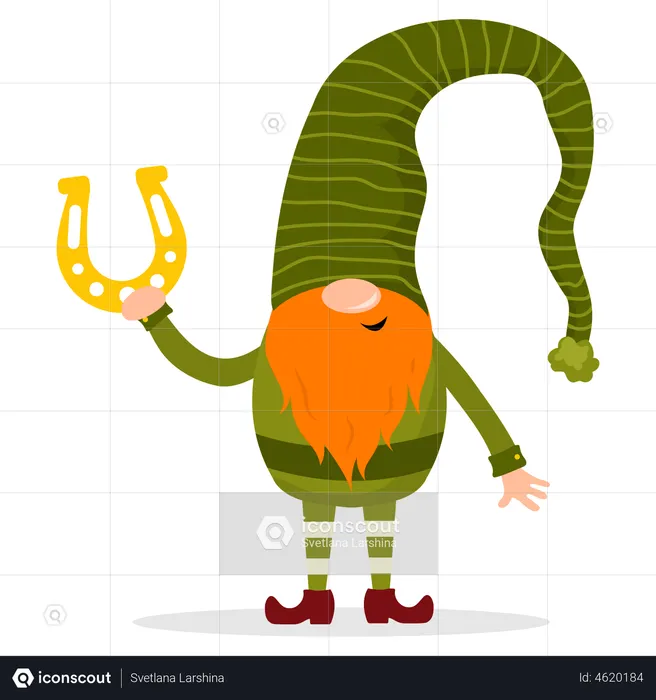 St. Patrick day gnomes  Illustration