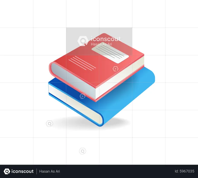 Stack textbooks  Illustration