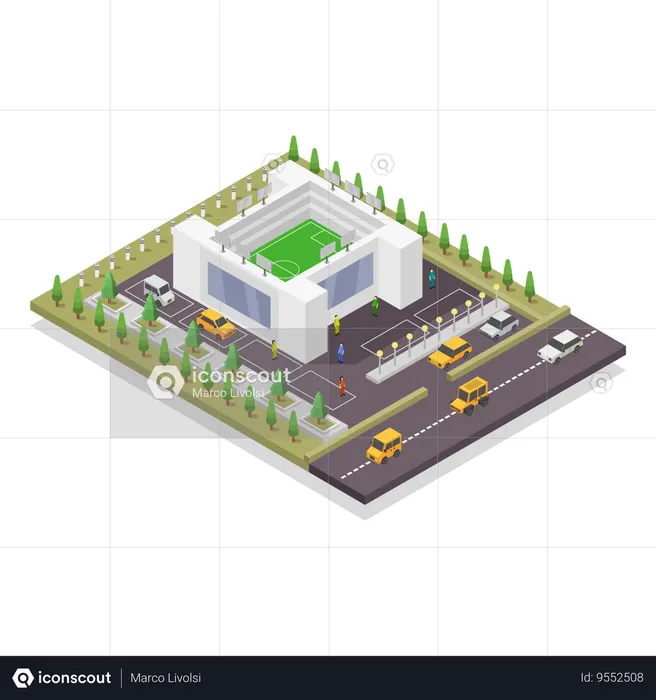 Stadium Complex  Illustration
