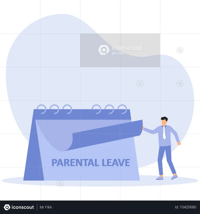 Stärkung der Familien und Bedeutung des Elternurlaubs  Illustration