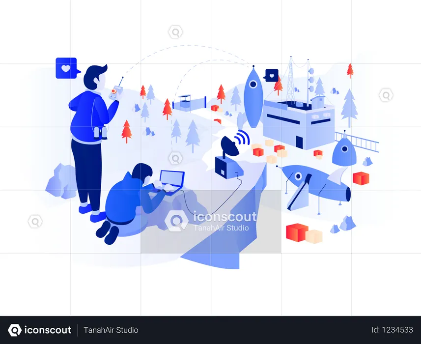 Startup Business  Illustration