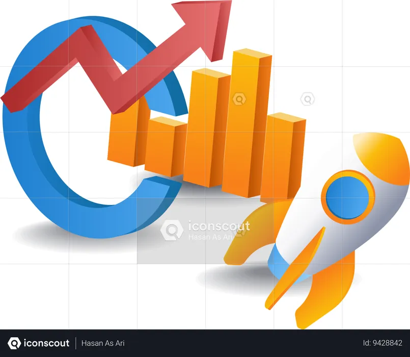 Startup business analyst  Illustration