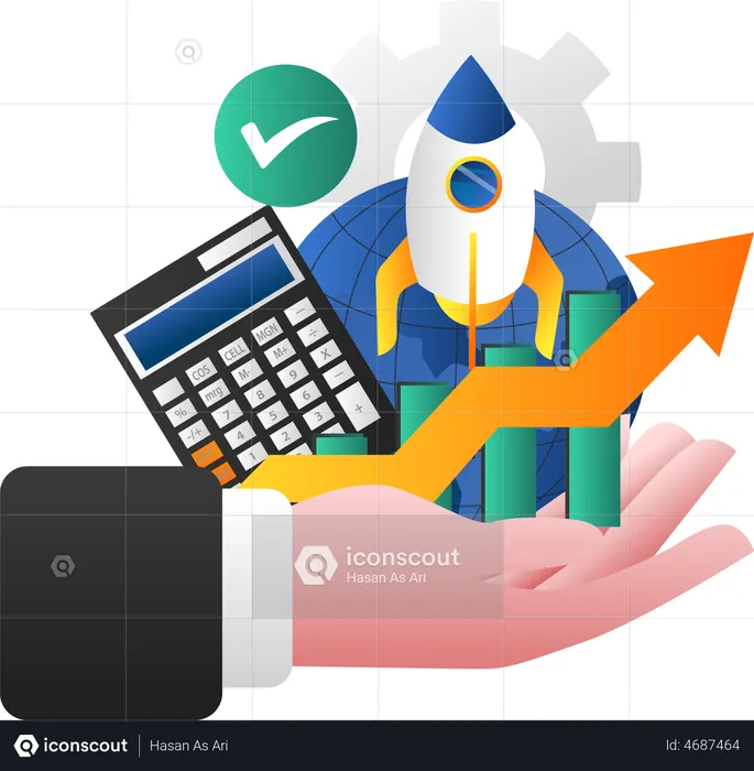 Startup business creative  Illustration