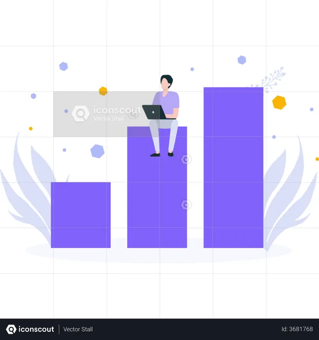 Croissance des startups  Illustration