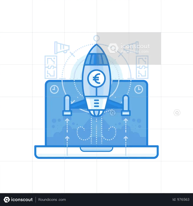 Euro de démarrage  Illustration