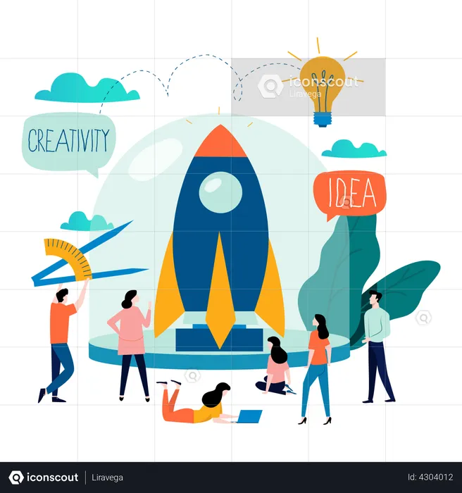 Startup idea  Illustration