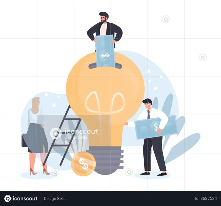 Startup investment  Illustration