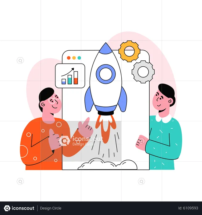 Startup Management  Illustration