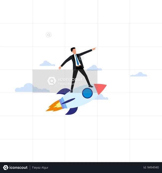 Startup Success  Illustration