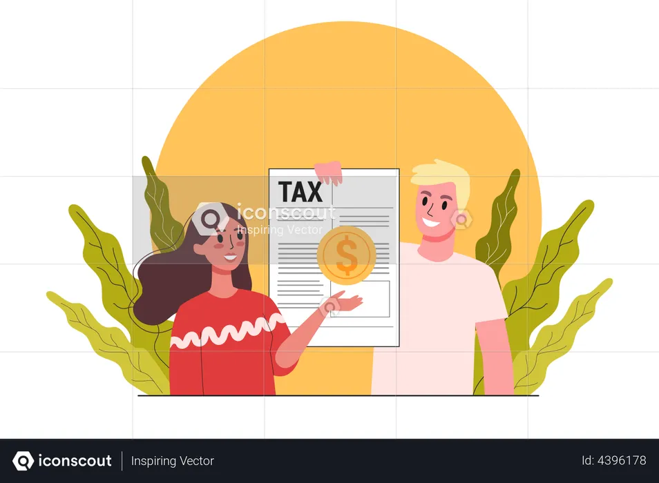 Startup tax documentation  Illustration