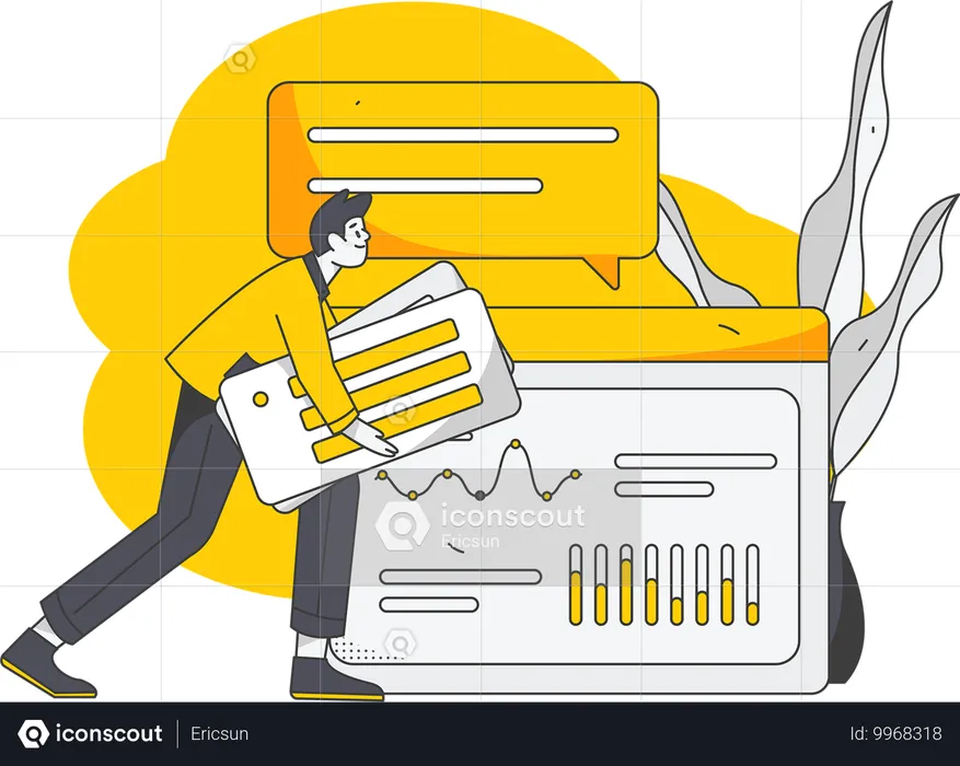 Statistiques des employés  Illustration