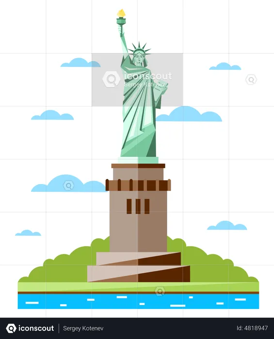 Statue Of Liberty  Illustration