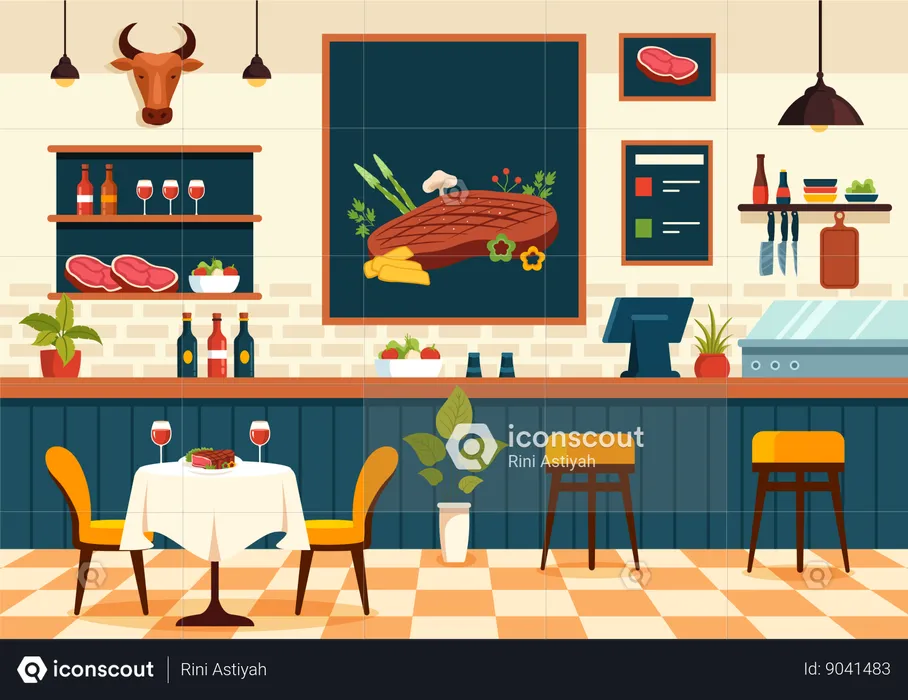 Steakhouse  Illustration