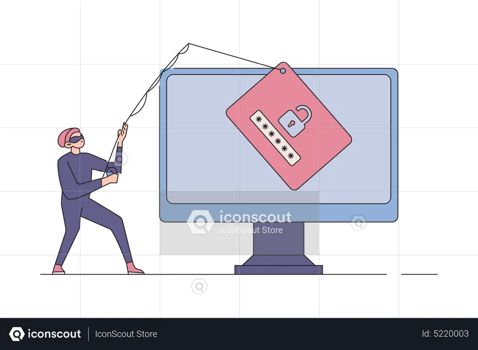Stealing Data  Illustration