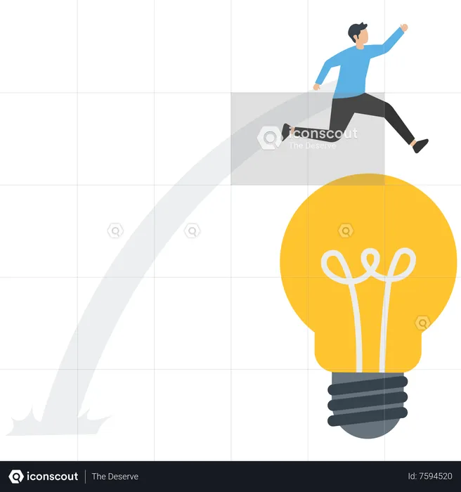 Step to grow business  Illustration