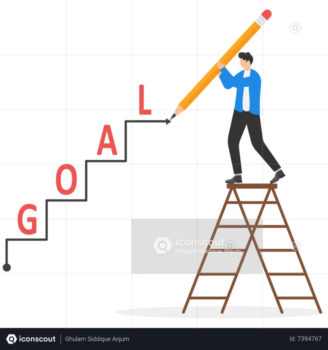 Steps to achieve goal  Illustration