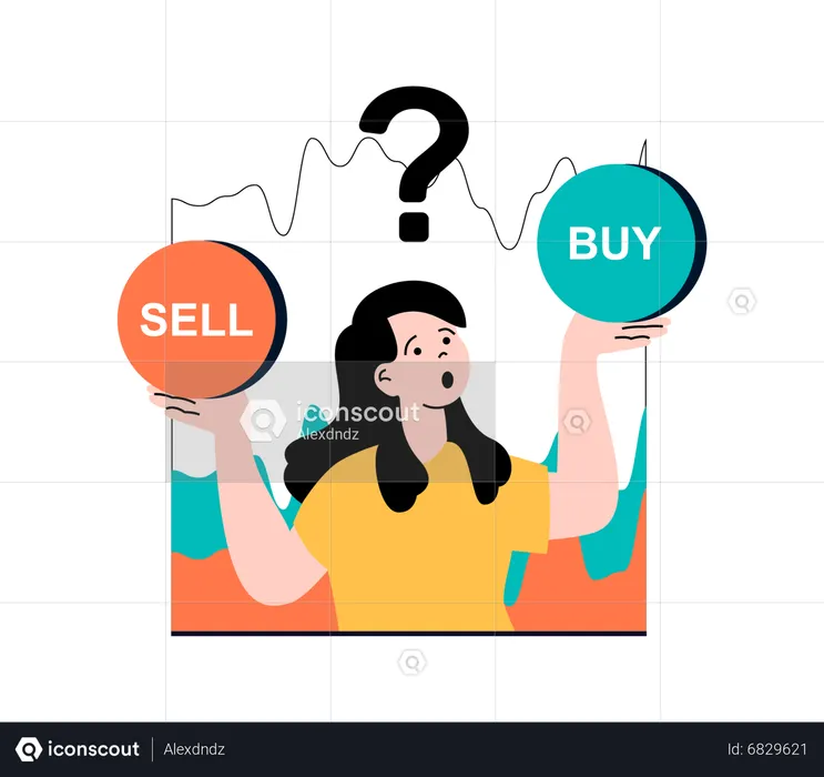 Stock buy or sell confusion  Illustration