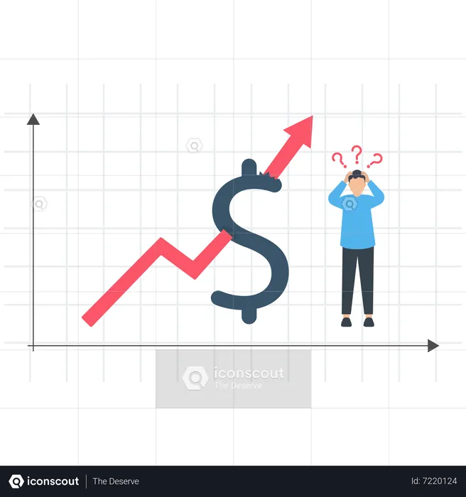 Stock market bubble  Illustration