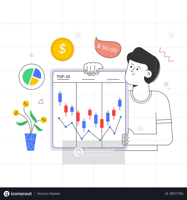 Stock Market  Illustration