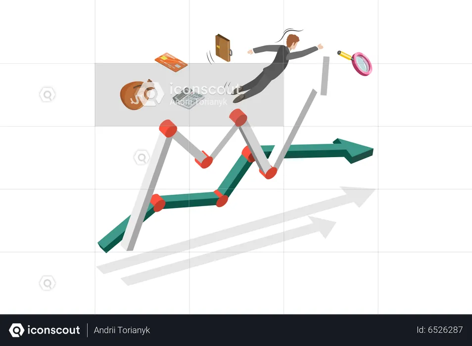 Stock Market Volatility  Illustration