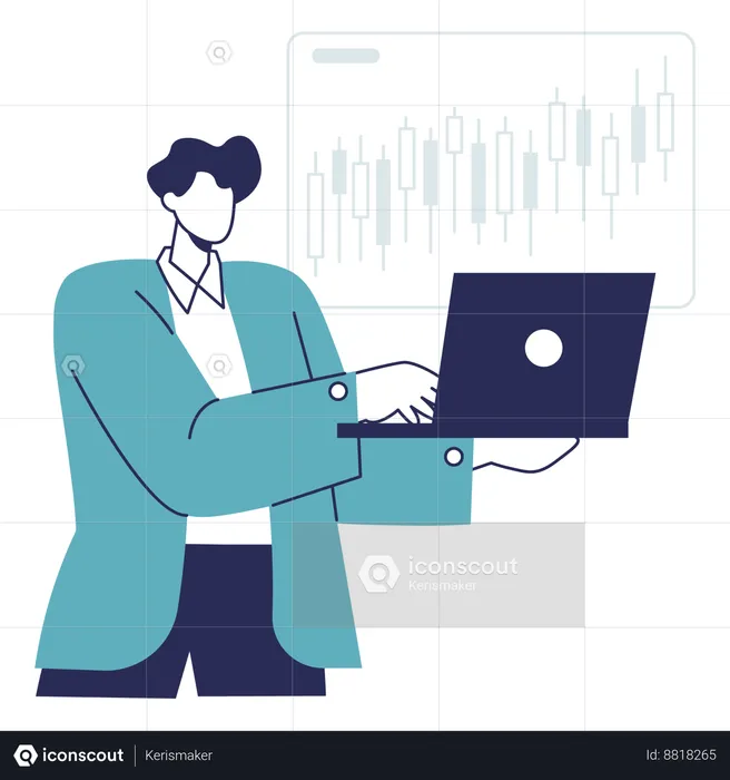 Stock Trader  Illustration