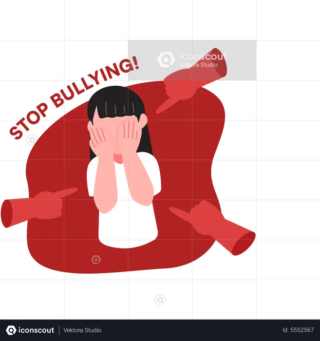 Stop Bullying  Illustration
