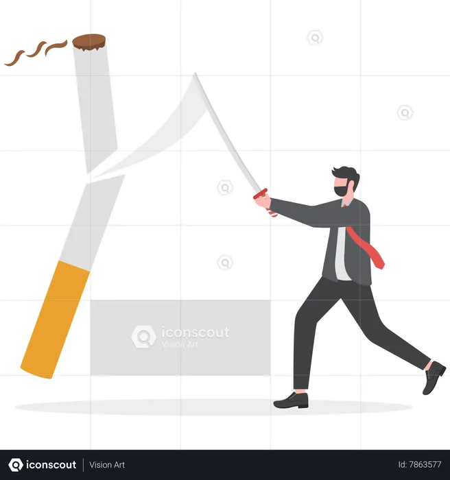 Stop smoking  Illustration