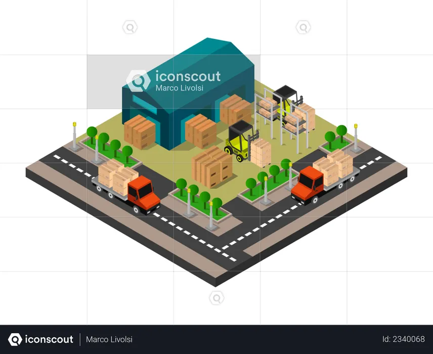 Storage facility  Illustration