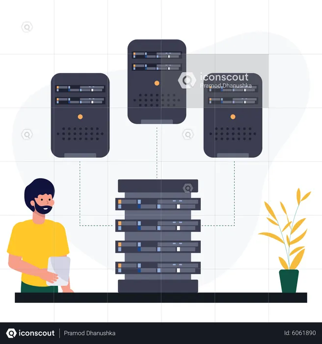 Storage network  Illustration