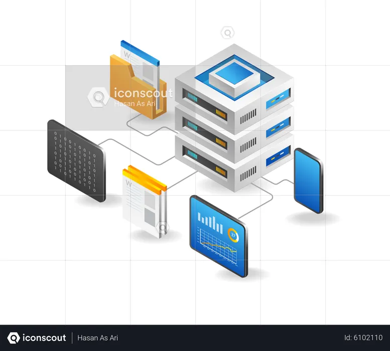 Storage server  Illustration