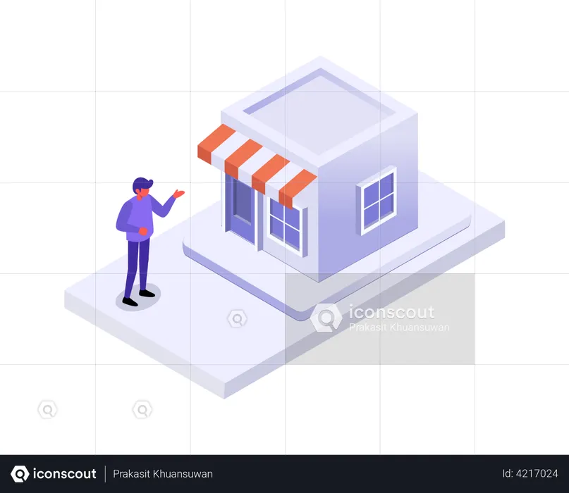 Store location  Illustration