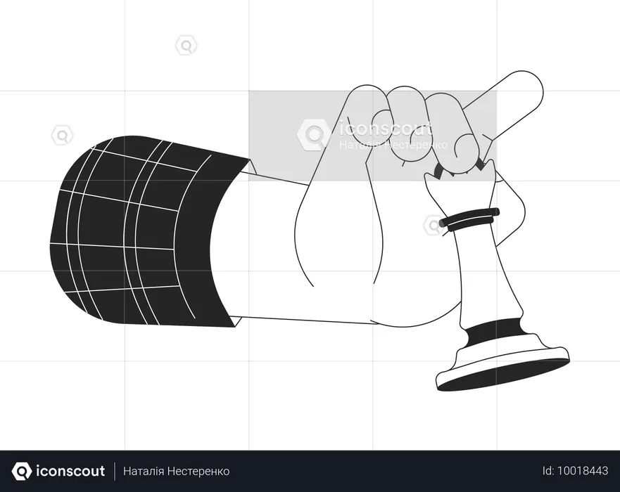 Stratégie d'échecs en entreprise  Illustration