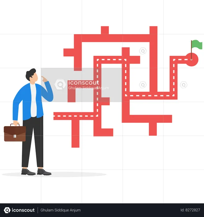 Stratégie d'entreprise  Illustration