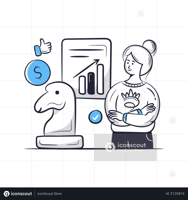 Stratégie de marketing  Illustration