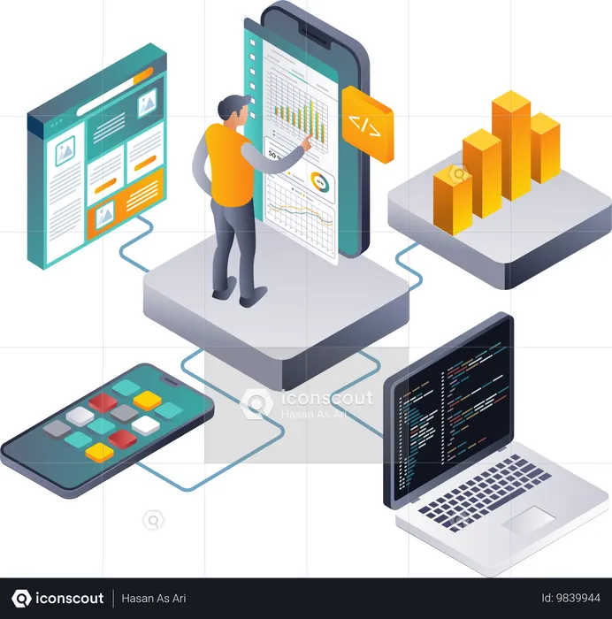 Stratégies d'analyse de données pour le développement d'applications Web  Illustration