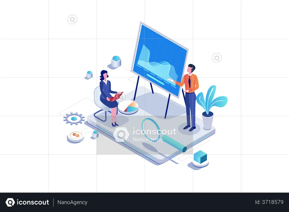 Strategy Planning  Illustration