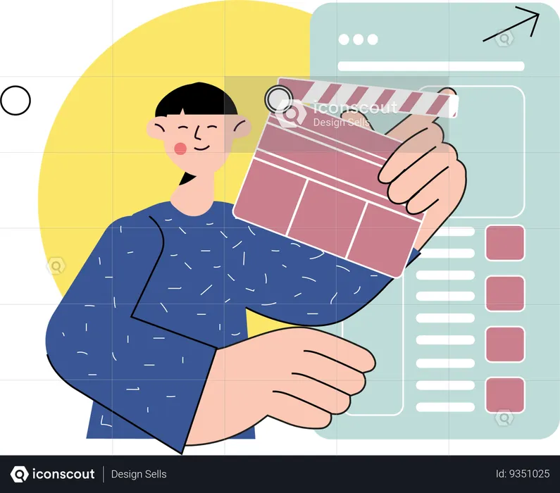 Streaming Movie Platform  Illustration