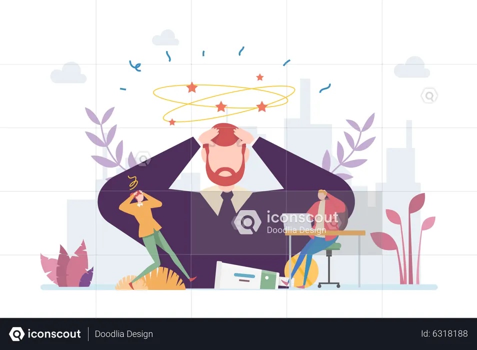 Stress Management  Illustration