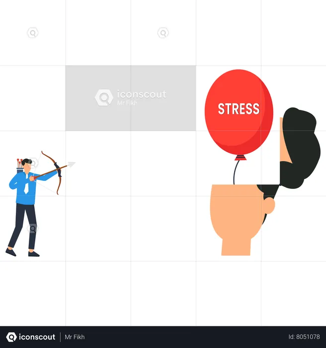 Stress management  Illustration