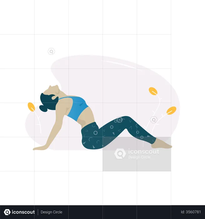 Stretching body  Illustration