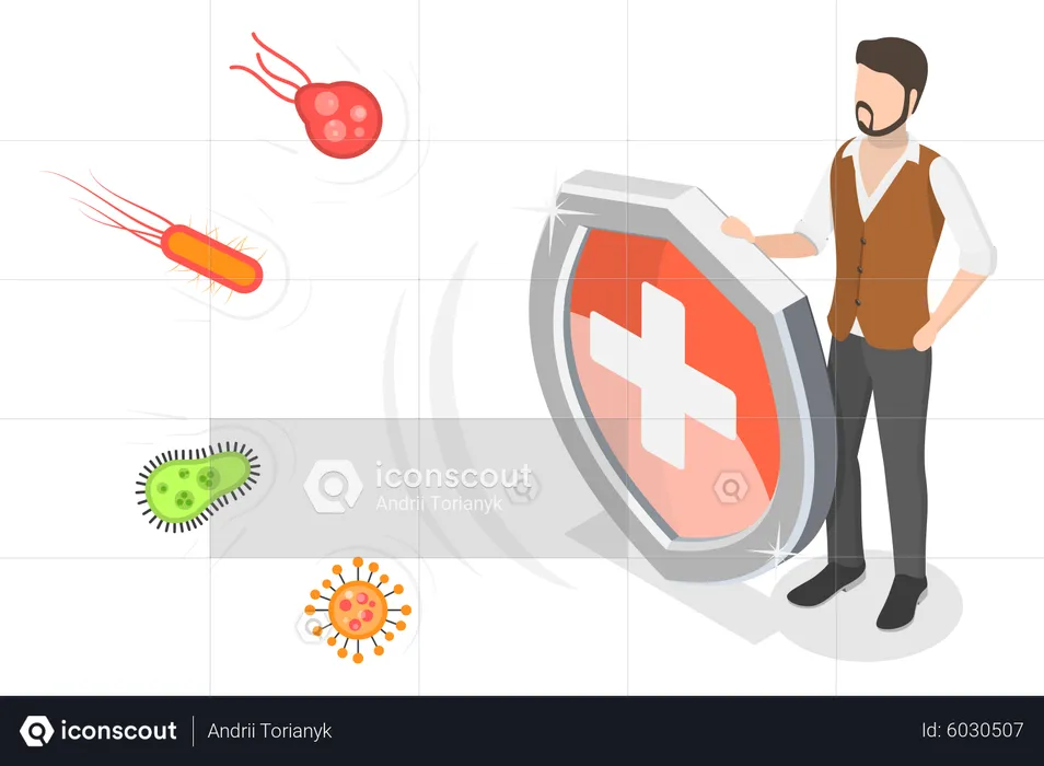 Strong Immune System  Illustration