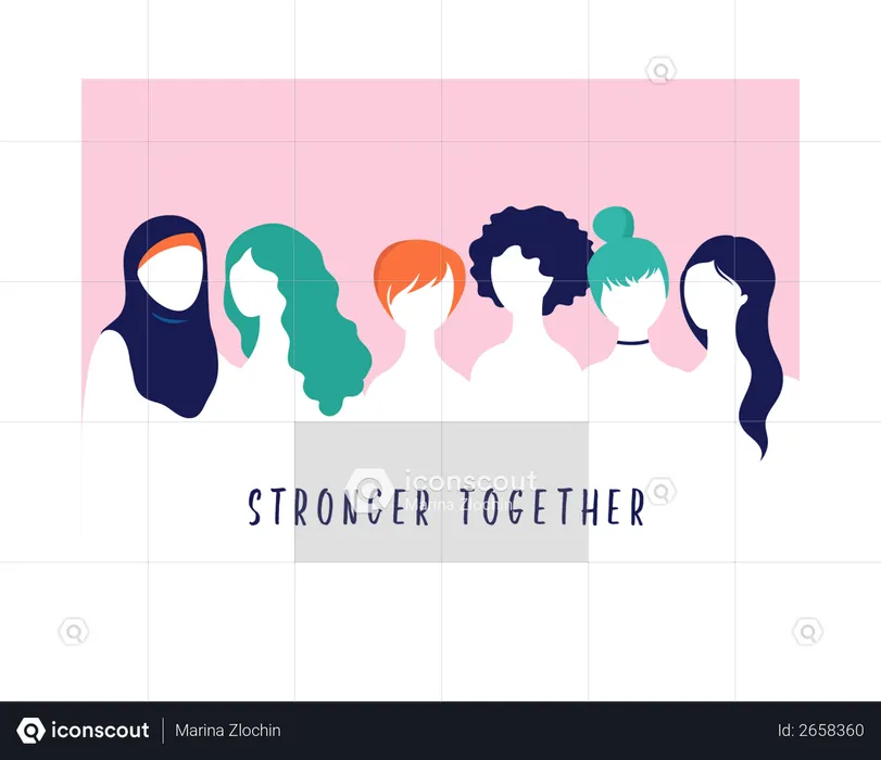 Stronger Together  Illustration