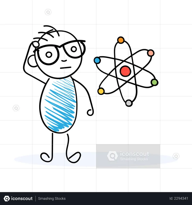 Student confused with Atom Theory  Illustration