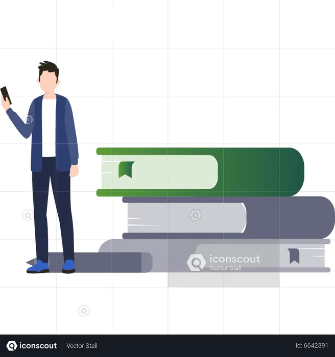 Schüler erwerben Wissen  Illustration